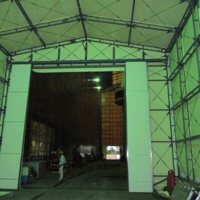 工事用小型テント